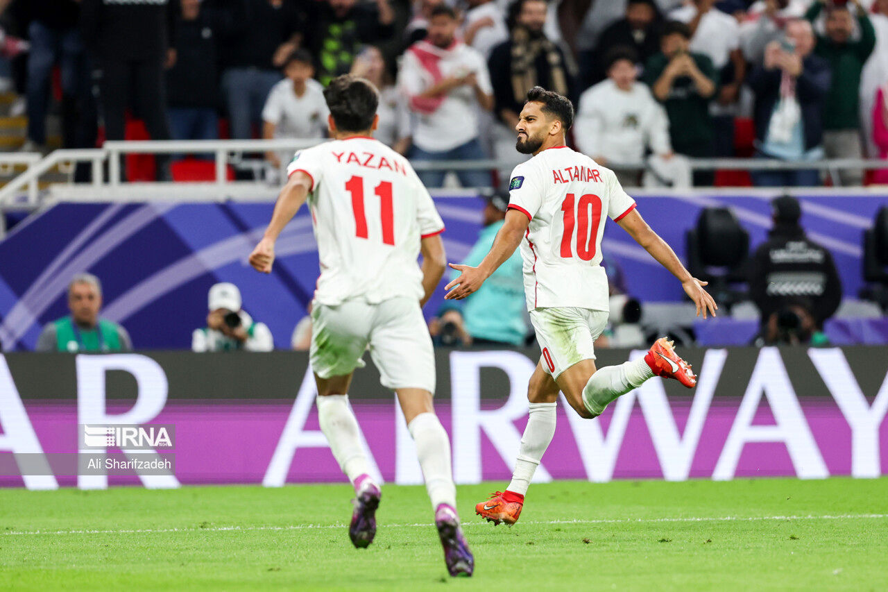 اردن با این گل دیدنی به قطر بازی را مساوی کرد