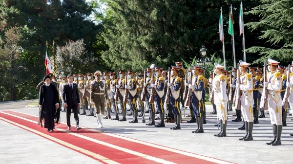 استقبال رسمی رئیسی از رئیس‌جمهور ترکمنستان