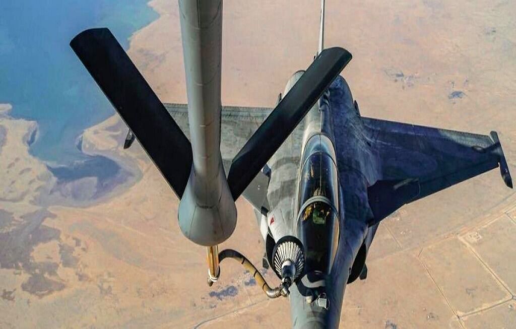 برگزاری رزمایش سوختگیری هوایی توسط نیروی هوایی قطر و آمریکا