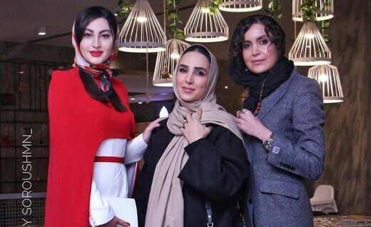 پوشش عجیب مریم مومن در یک مراسم خصوصی+عکس