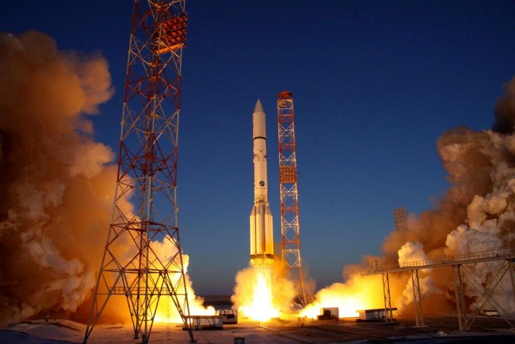 روسیه دو ماهواره به فضا فرستاد