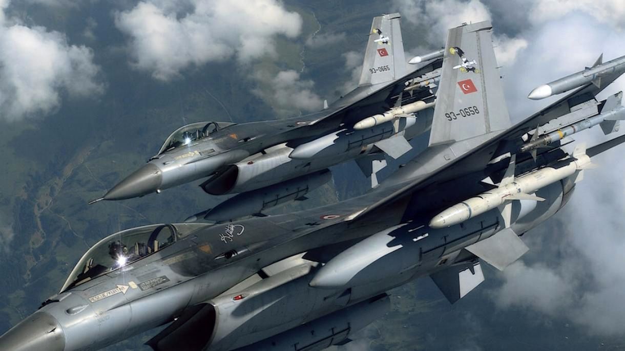 حمله هوایی ترکیه به مواضع شبه‌نظامیان در عراق و سوریه