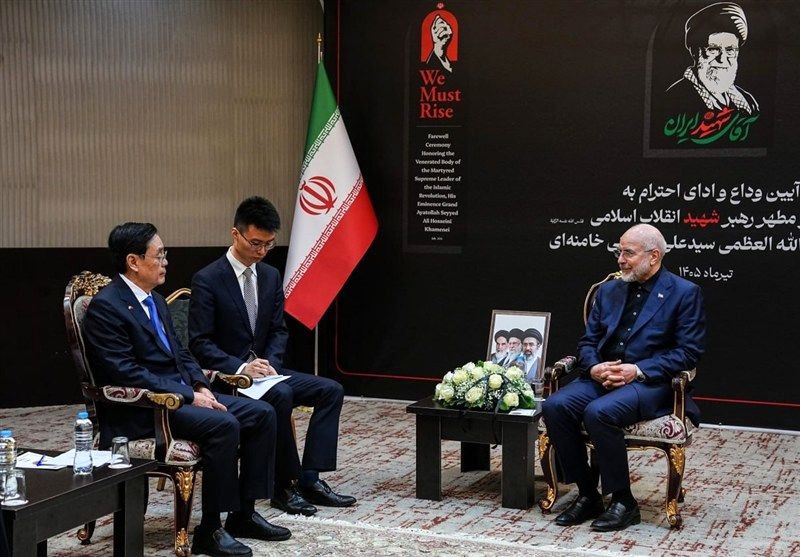 قالیباف در دیدار با مقامات چینی: هرگونه دخالت آمریکا در تنگه هرمز را اجازه نمی‌دهیم/ اسرائیل بدون تردید به دنبال برهم زدن تفاهم‌نامه ایران و آمریکا است