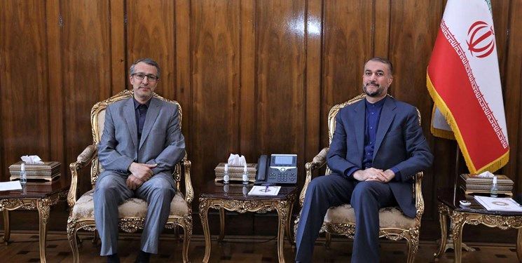 دیدار سرکنسول جدید ایران در سلیمانیه با امیرعبداللهیان