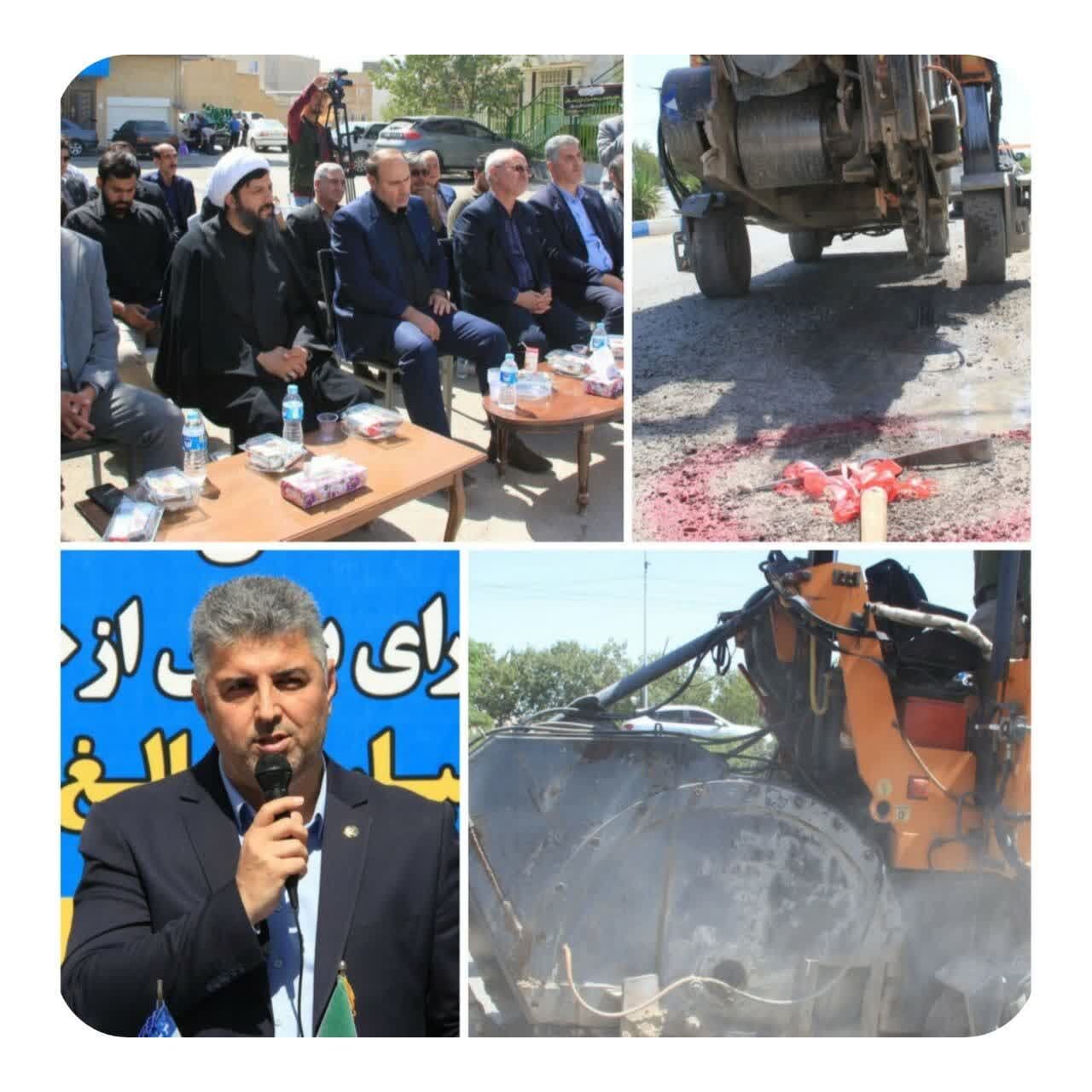 آغاز عملیات اجرای پروژه توسعه زیرساخت‌های پایدار شهر هوشمند و فیبرنوری شیروان