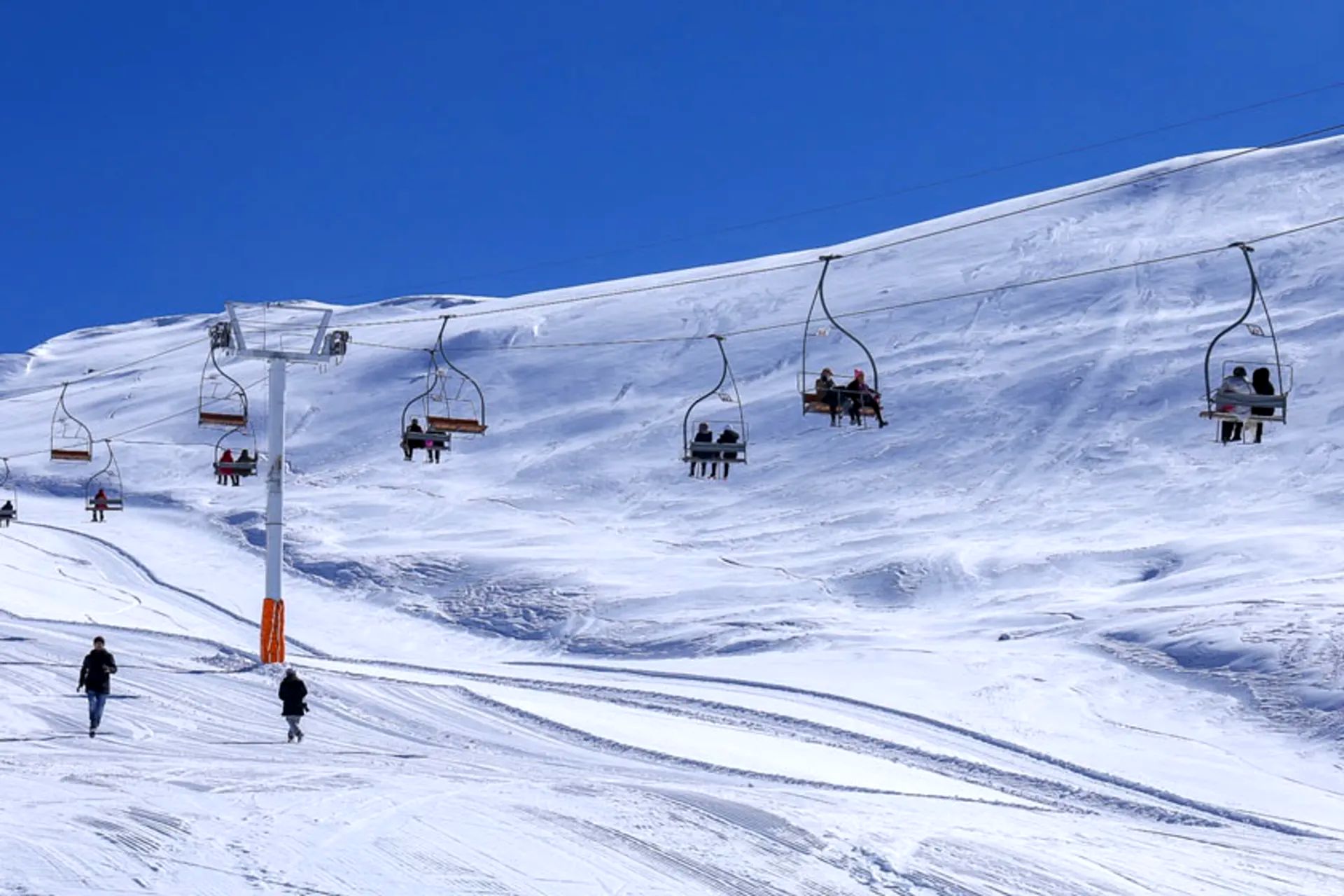 توچال سفیدپوش شد + فیلم