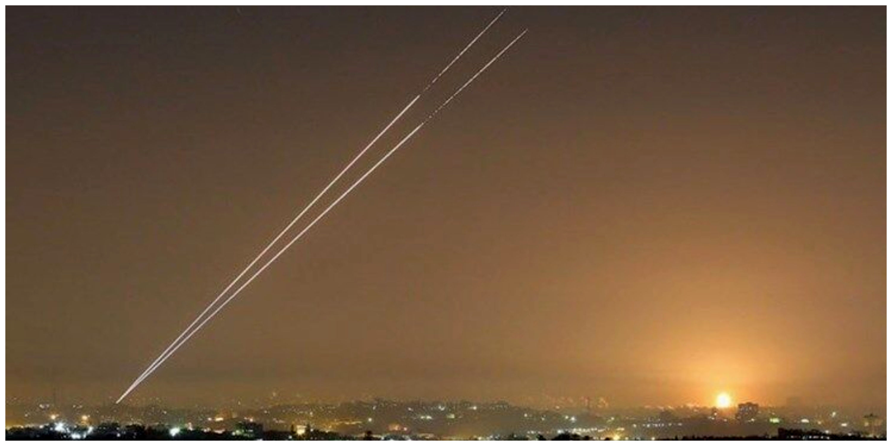 پخش زنده لحظه شلیک موشک از غزه به سمت سرزمین‌های اشغالی از شبکه دو سیما+فیلم