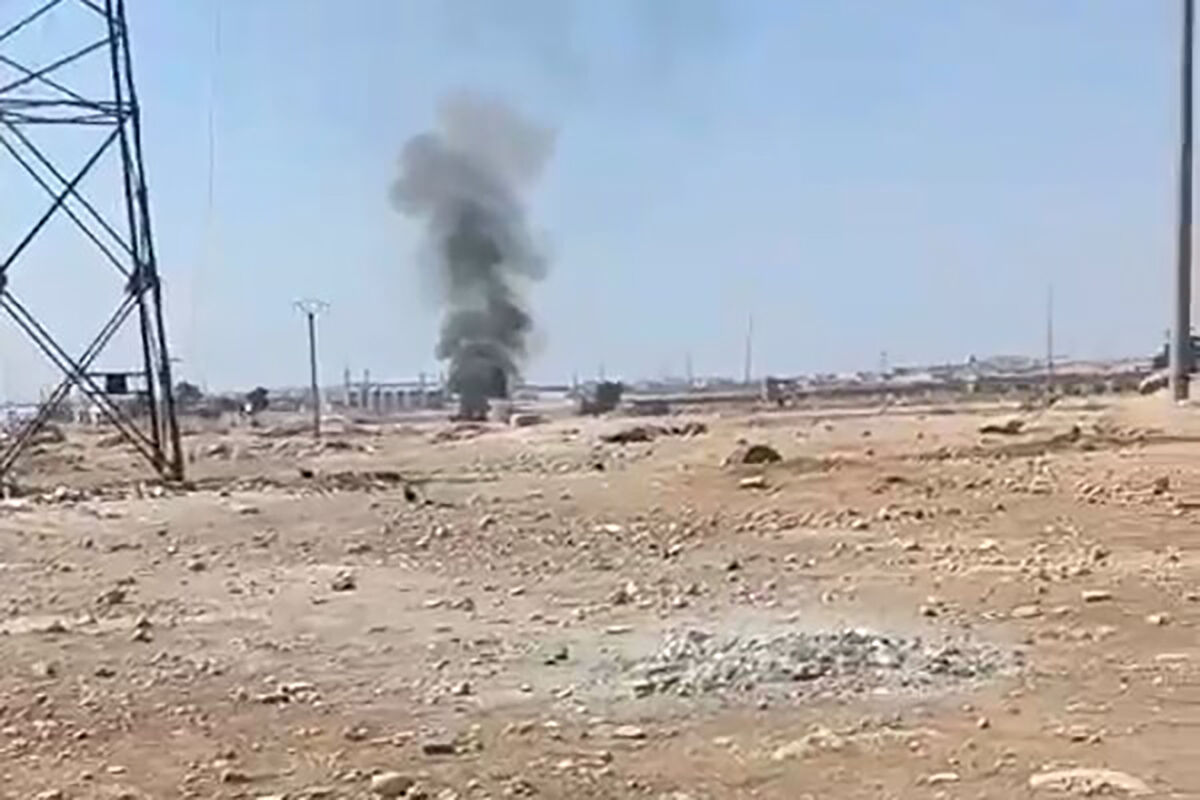 انفجار در سوریه/  مشاهده دود در نزدیکی فرودگاه حلب