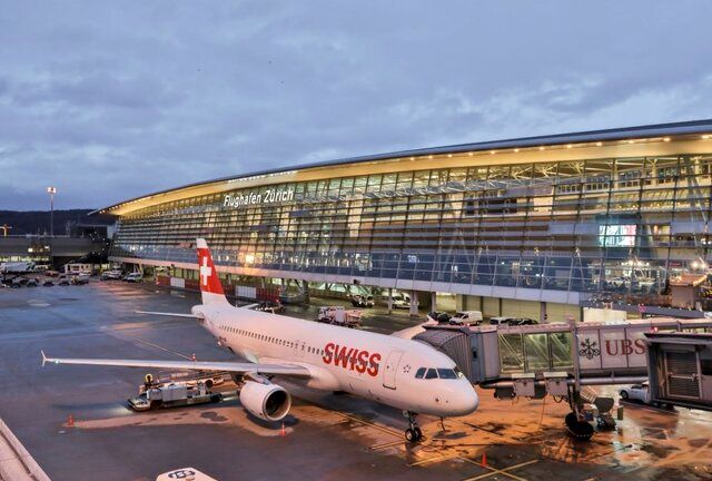 حریم هوایی سوئیس به روی پروازها بسته شد