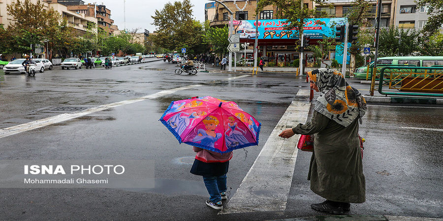  بارش‌ باران و وزش باد شدید در ۷ استان