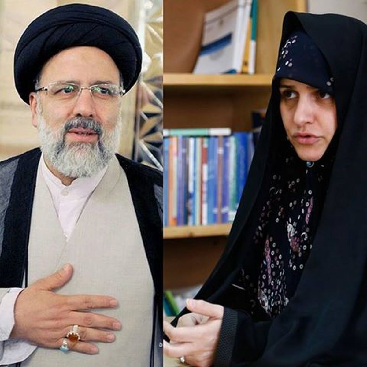 تصویری جدید از همسر رئیسی