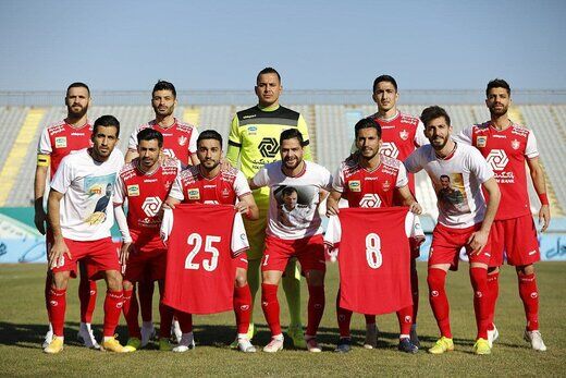 طرح موزاییکی پرسپولیس برای میناوند/ عکس