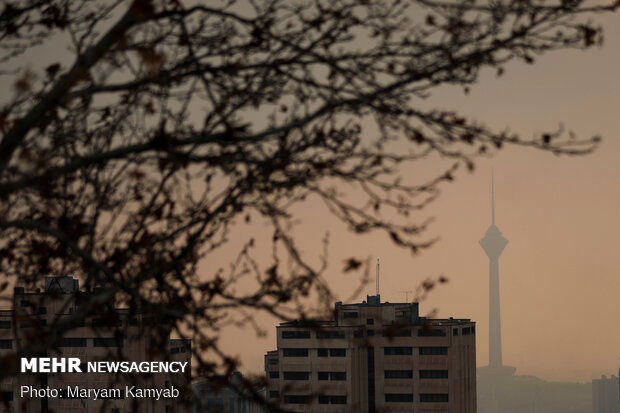 وضعیت آلودگی هوا در پایتخت