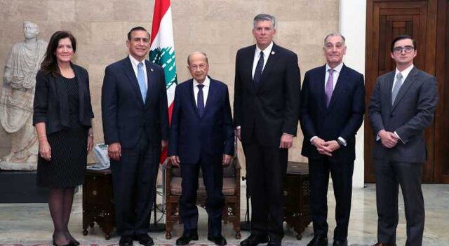 دیدار مقامات دولت لبنان با هیئت آمریکایی+جزئیات