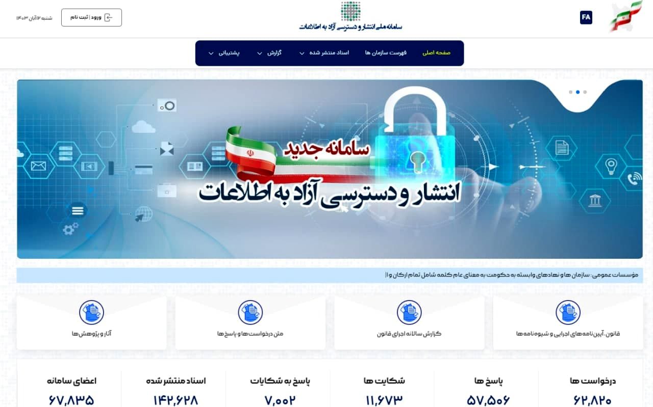 رتبه اول سازمان جهاد کشاورزی آذربایجان شرقی در پاسخگویی و انتشار آزاد اطلاعات در سطح کشور