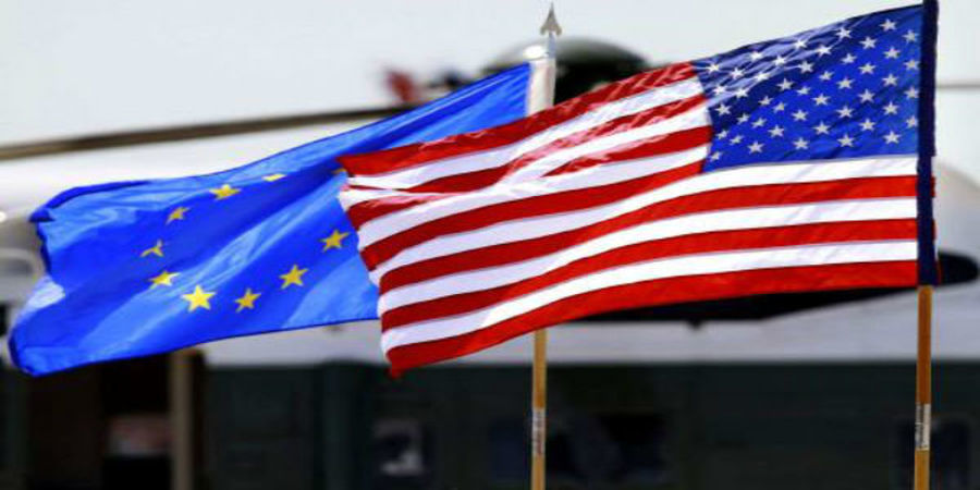انتشار بیانیه مشترک آمریکا و اتحادیه اروپا علیه روسیه