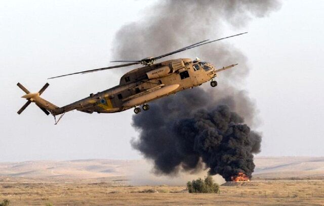 سقوط یک بالگرد در آب‌های خلیج فارس