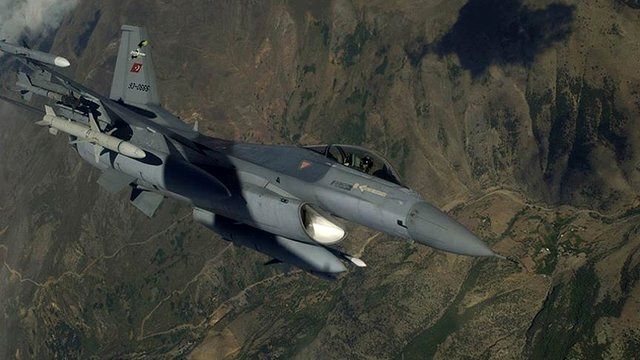 بمباران هوایی عراق توسط جنگنده های ترکیه