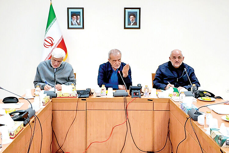 نشست پزشکیان با تیم اقتصادی