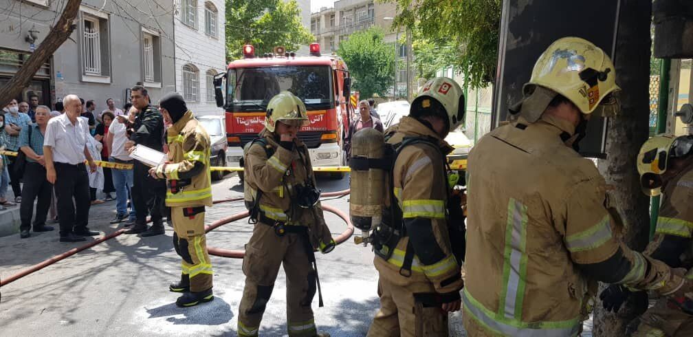 انفجار مهیب خودرو پژو 207 در یوسف آباد تهران
