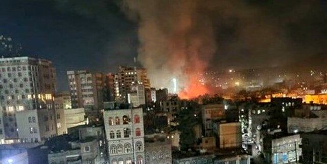 جنگنده‌های سعودی صنعاء را هدف قرار دادند