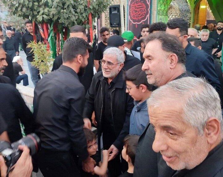 حضور فرمانده نیروی قدس سپاه در مراسم بزرگداشت شهادت رهبر انقلاب اسلامی در چیذر&nbsp;
