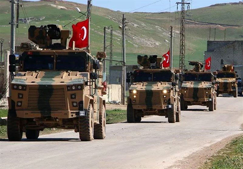 ورود کاروان نظامی ارتش ترکیه به شمال سوریه
