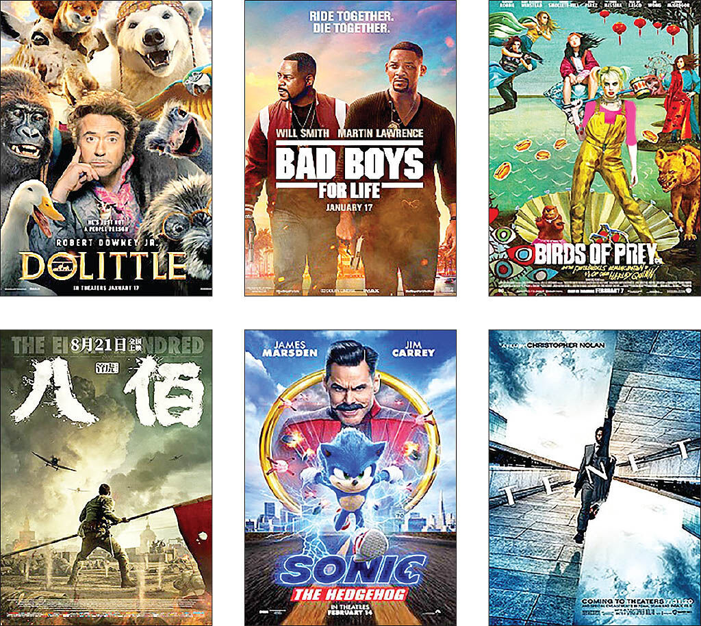 شش فیلم پرفروش 2020