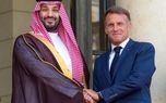 بن‌سلمان به دیدار ماکرون در کاخ الیزه رفت