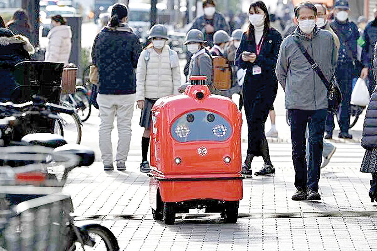 روبات‌های تحویل کالا خیابان‌های توکیو را تصرف می‌کنند