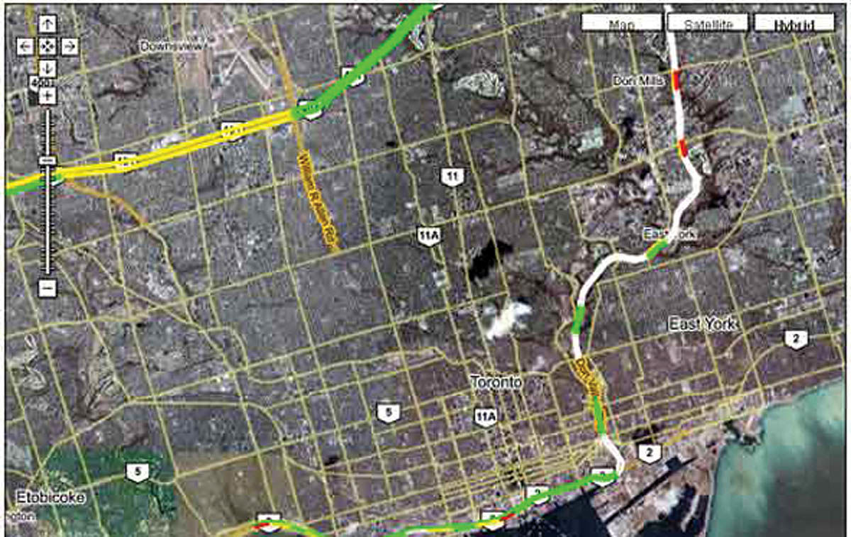 گزارش گوگل از وضعیت ترافیک  برای کاربران تلفن‌های همراه