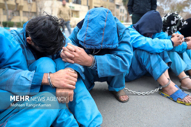 عملیات موفق پلیس در دستگیری 14 سارق در 72 ساعت / 27 فقره سرقت کشف شد