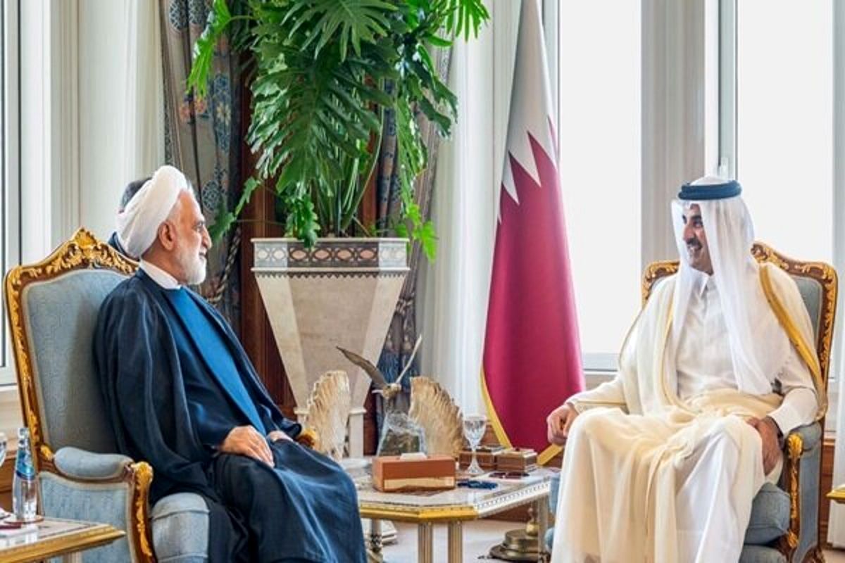 دیدار رییس قوه قضاییه با امیر قطر + مهمترین محور گفتگوها
