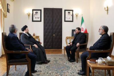 دیدار سید حسن خمینی و محمد مخبر در ساختمان ریاست جمهوری+جزییات