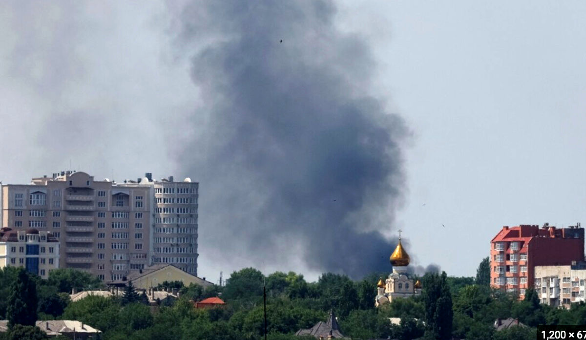 فوری/ اوکراین این شهر را گلوله باران کرد!
