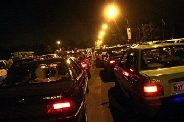 ترافیک سنگین در اتوبان تهران - کرج