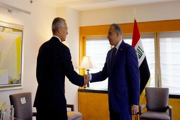 دبیر کل ناتو با نخست وزیر عراق دیدار کرد