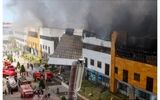 آتش‌ سوزی منطقه آزاد انزلی را به تعطیلی کشاند