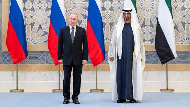 توافق مسکو و ابوظبی درباره حل بحران های منطقه ای