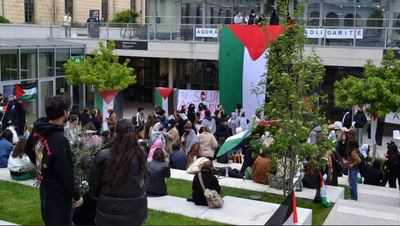 دامنه اعتراضات دانشجویی حامی فلسطین به انگلیس کشیده شد 3
