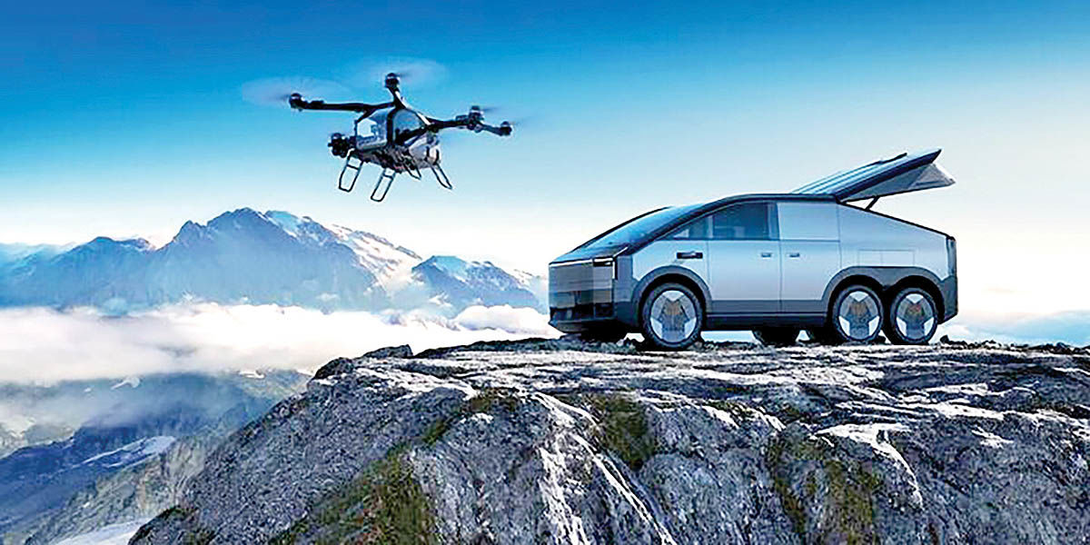 تولید آزمایشی اولین کارخانه خودروی پرنده جهان