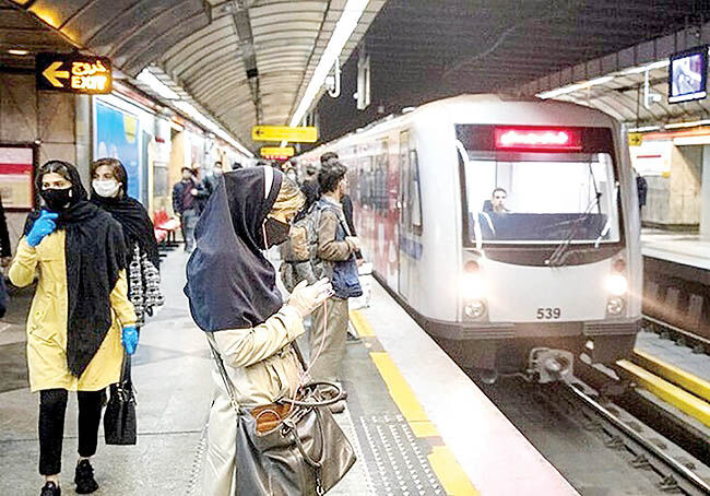 آمار سالانه سفر با مترو تهران