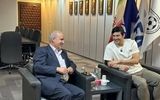 دیدار سردار آزمون با مهدی تاج در فدراسیون فوتبال
