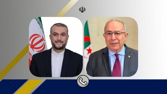 دعوت وزیر امور خارجه الجزایر از امیر عبداللهیان برای سفر به این کشور