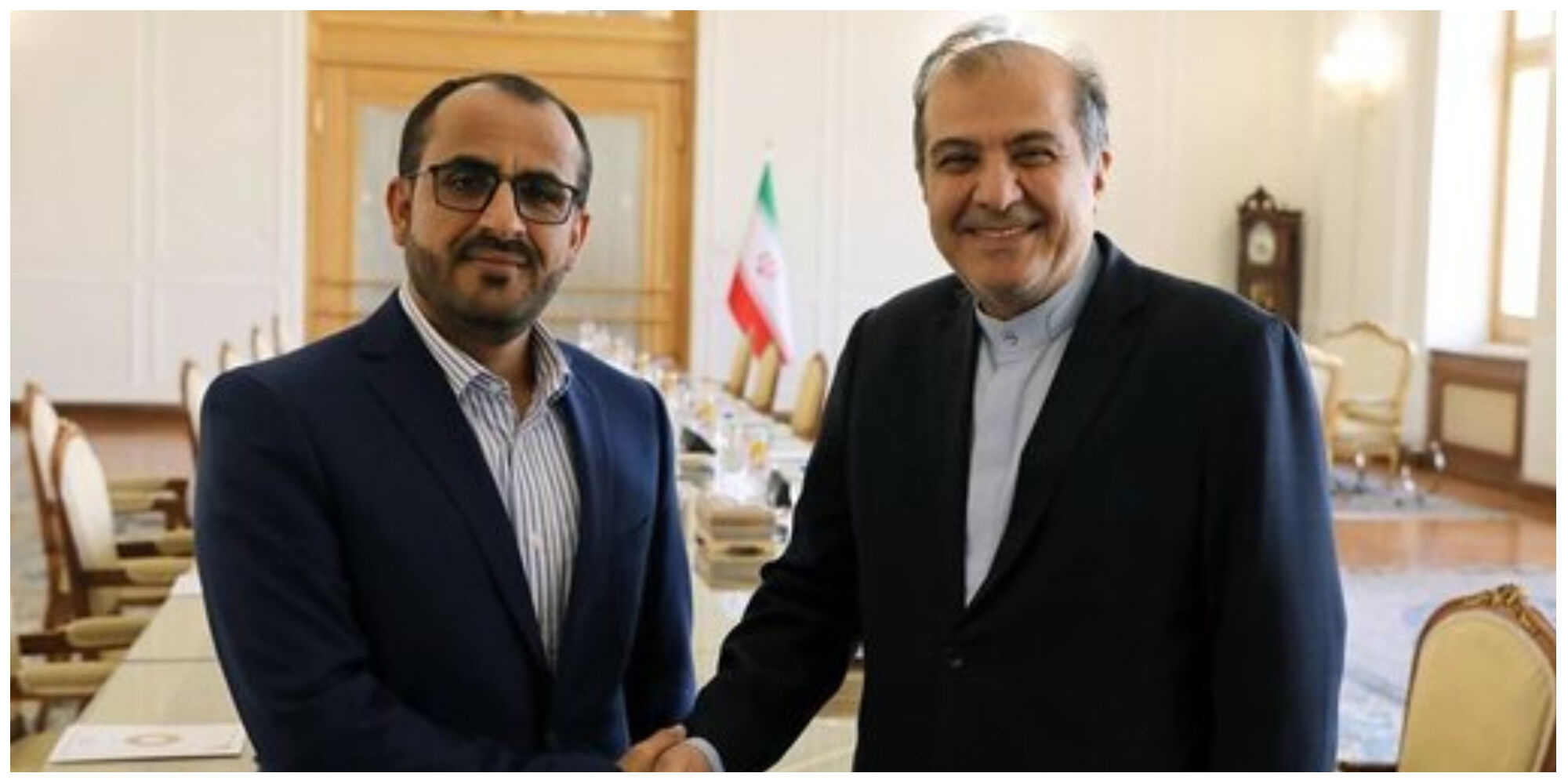 دیدار سخنگوی انصارالله با مشاور امیرعبداللهیان در تهران