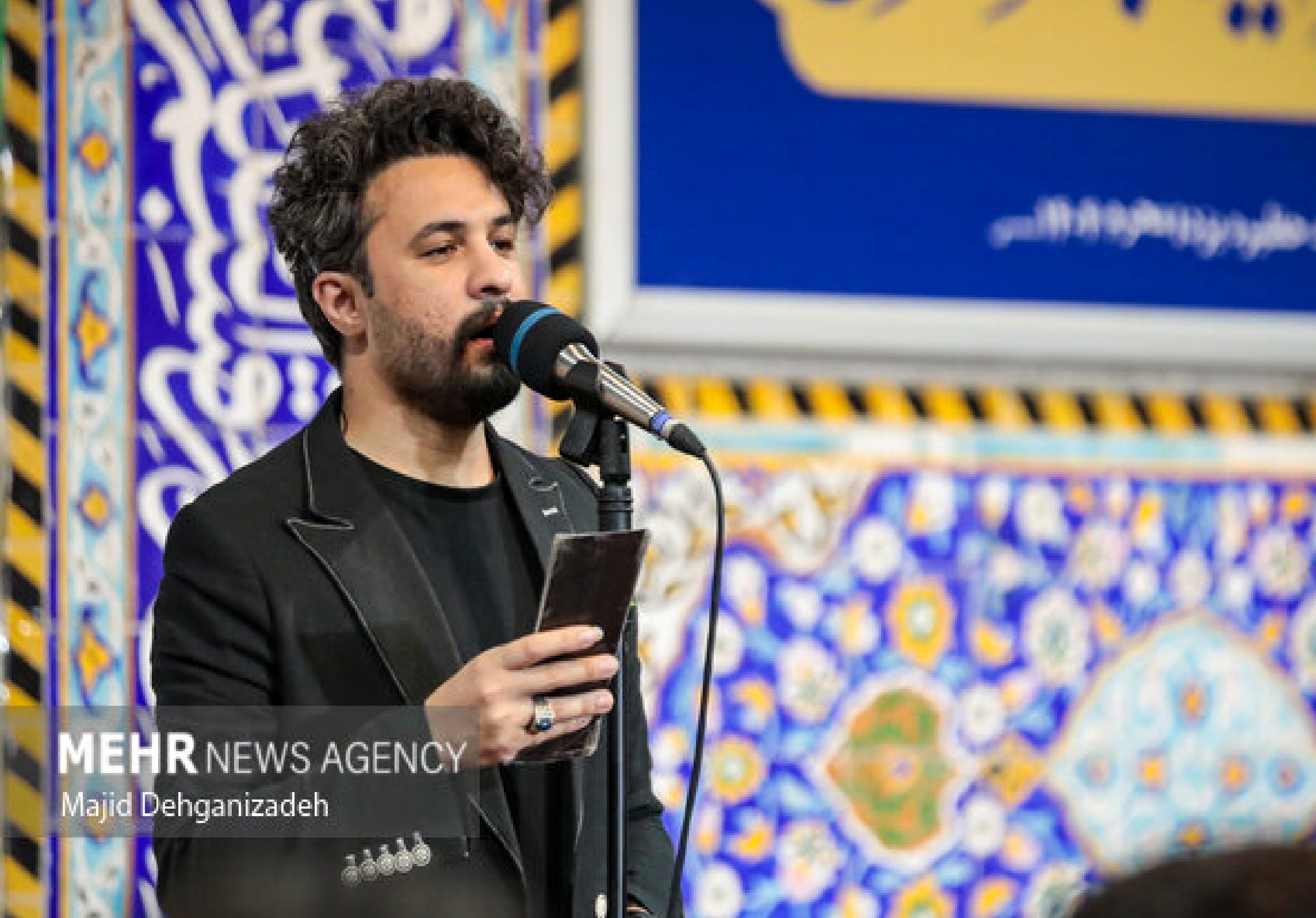نوحه خوانی «راغب» در روز تاسوعا در مسجد روضهمحمدیه یزد + فیلم