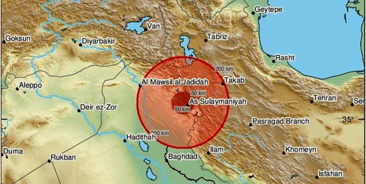 اعلام وضعیت زرد در کرمانشاه در پی زلزله در مرز ایران و عراق