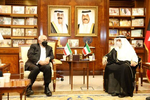 دیدار وزیران خارجه ایران و کویت