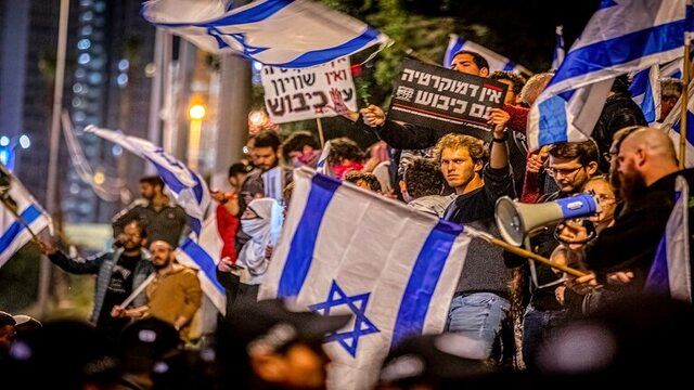 ادعای مقام نزدیک به نتانیاهو: آمریکا از اعتراضات حمایت می‌کند!