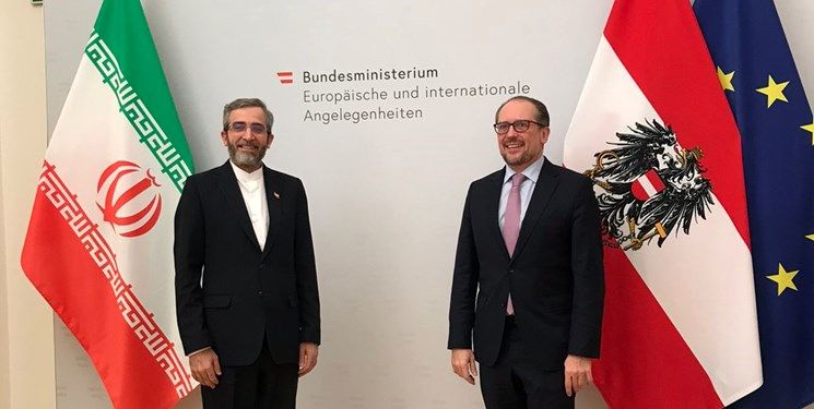 توئیت علی باقری درباره  دیدارش با وزیر خارجه اتریش